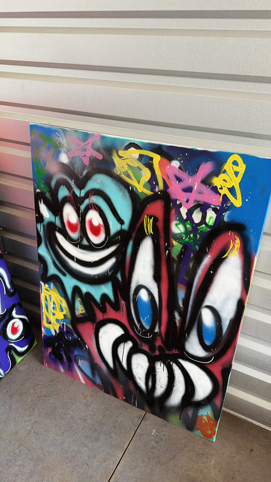 “Monster World” 36x48 Canavs