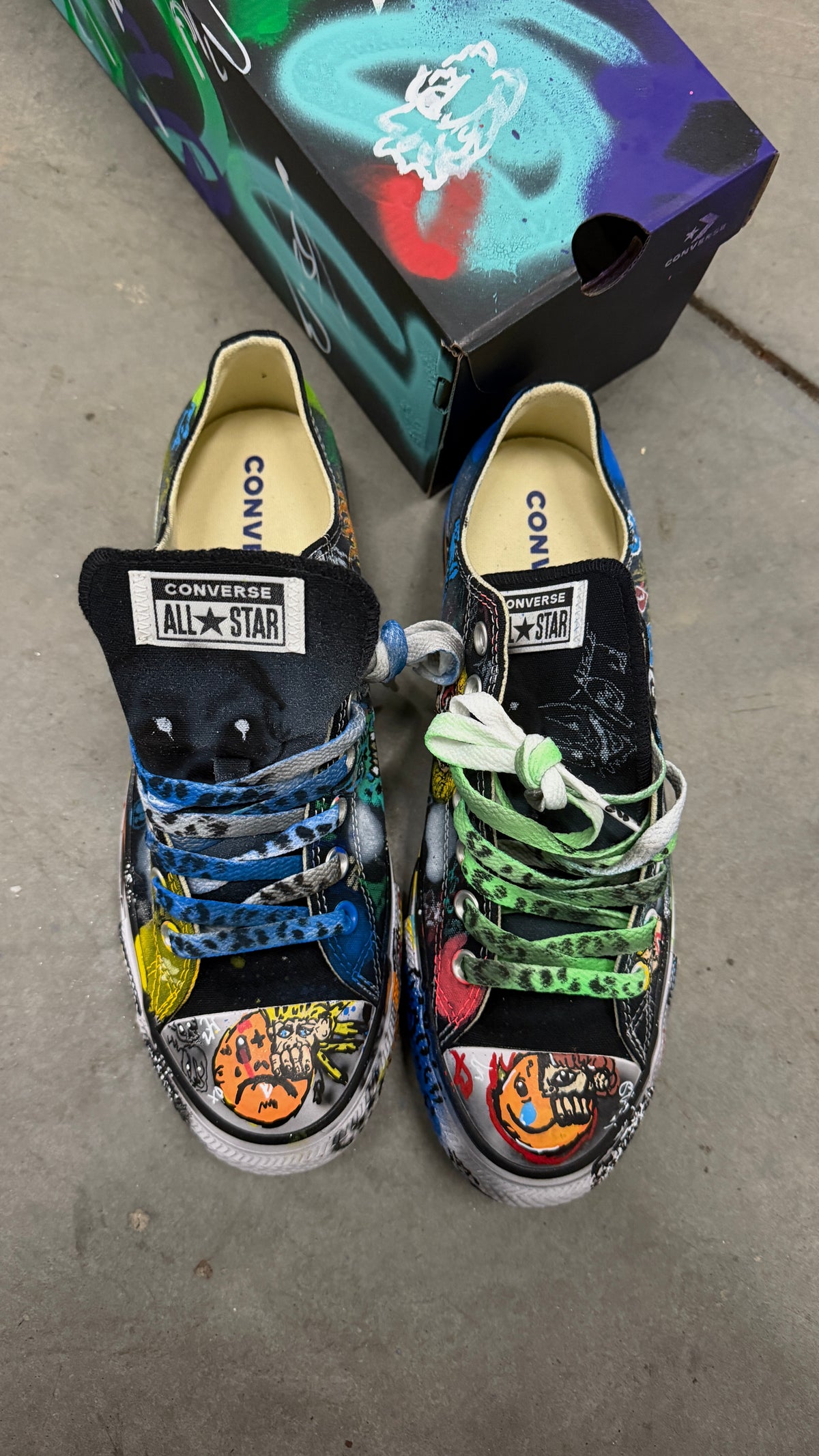 Black Lowtop Converse All Star chucks
