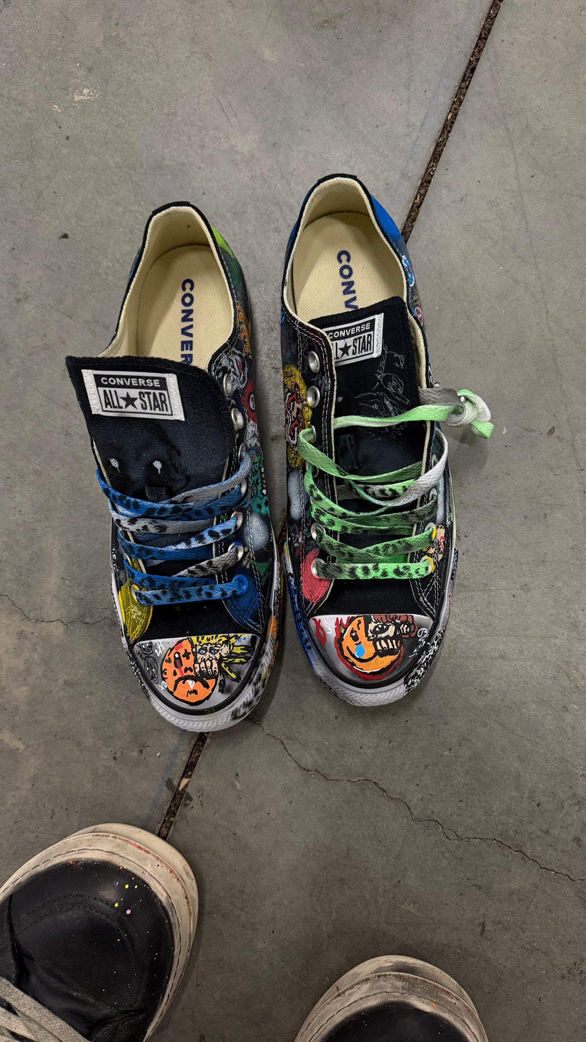 Black Lowtop Converse All Star chucks