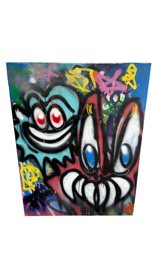 “Monster World” 36x48 Canavs